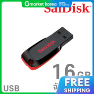 SanDisk | แฟลชไดรฟ USB ยหอ SanDisk รน Cruzer Blade CZ50 ความจ 16GB
