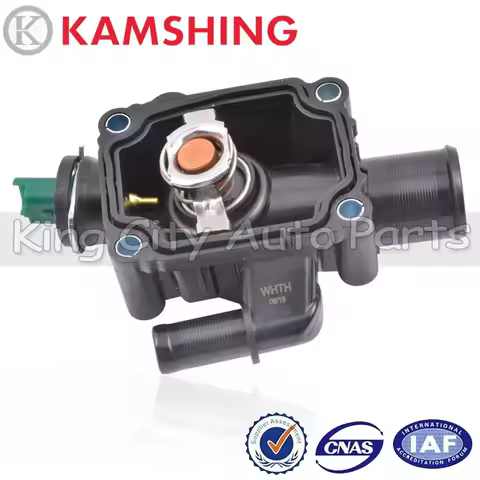 Engine Coolant Thermostat Assy For Peugeot 1007 206 207 307 308 For Citroen C-Elysee C2 C3 C4 OEM: 1
