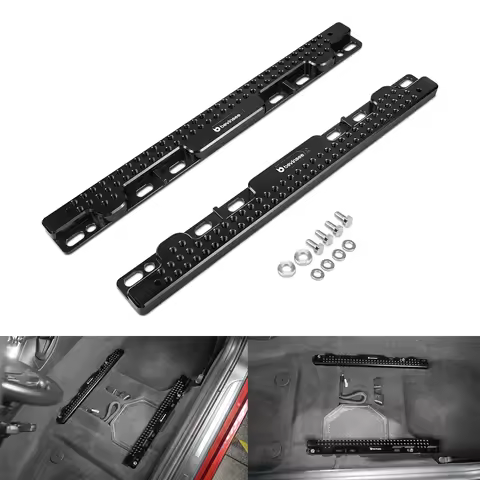 BEVINSEE Adjustable Seat Floor Mount Adapters For BMW E90 E92 E91 E82 2005-2013