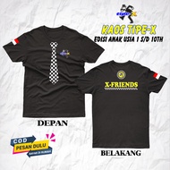 T-shirt Band Tipe-X Anak | Kaos Tipe-X Junior | Baju Tipe-X Anak | Tshirt tipe-X | T-shirt Distro Ti