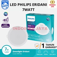 PHILIPS DOWNLIGHT LED ERIDANI 7W 7 WATT WHITE 4 INCH D100 865 830 6500K DL190B GN 2 CEILING BUILT-IN