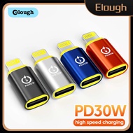 Elough USB C To Lightning Adapter PD30W Fast Charging Lightning Male To Type C Female Adapter For iphone To USB Type C Adaptor