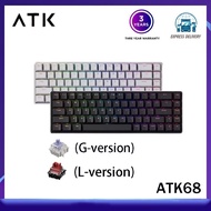 (In stock)ATK ATK68 Esports Magnetic Axis Keyboard Single Mode PBT Transparent Keycap RT Mode 68 Key