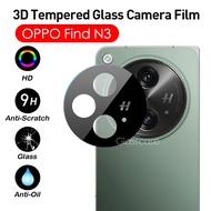 3D Curved Tempered Glass Rear Camera Lens Protective Cover For Oppo Find N3 FindN3 OppoN3 5G 2023 Full Coverage Camera Lens Screen Protector Tempered Glass Film