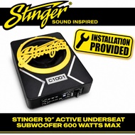 STINGER 10 INCI ACTIVE SUBWOOFER UNDERSEAT WOOFER WITH BUILT IN AMPLIFIER WOOFER