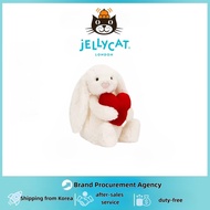 【JELLYCAT】Jellycat Bunny Bashful Red Love Heart Bunny Plush Toy 31cm