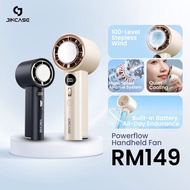 JINCASE Power Flow Handheld Fan High Speed Airflow (4000mAh)