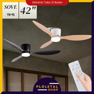 SOVE Tri Color Ceiling Fan 42 Inch / 52 inch LED Ceiling Fan - YN-45