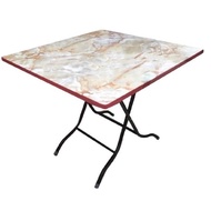 Formica Table Meja Folding Table L90cm W90cm H72cm