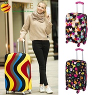 PINLESG Travel Trolley  Cover Colorful Elastic Fabric Travel Baggage Protector