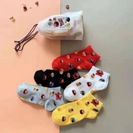 Factory Elmo Sesame Socks (1 Bag Can 5 Pairs)