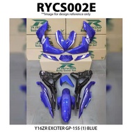 Yamaha Y16 Y16ZR Exciter GP-155 (1) Vietnam Cover Set Sticker Tanam Rapido New Aksesori Accessory
