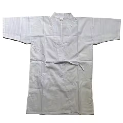 White/Black Cotton Iaido Shitagi – Japanese Martial Arts Underwear Gi – Samurai Kendo Aikido Gusoku 
