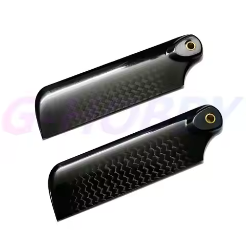 1 Pair 60MM 71MM 80MM 105MM Carbon Fiber Tail Rotor Blade For Align T-rex Gaui KDS Agile Alzrc SAB X