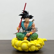 Anime Dragon Ball Z Son Goku Figure Goku with Cloud Figurine 21cm Pvc Action Figures Gk Statue Collection Model Toy Gifts