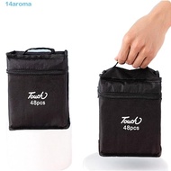 AROMA Marker Pen Organizer, Large Capacity Canvas Art Marker Pen Storage Bag, Professional Black Squ