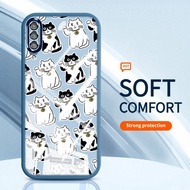 YBD Case For Samsung Galaxy A50 A50S A30S A307 A03S A02S M02S A025 A307 Full screen cute cat and rab