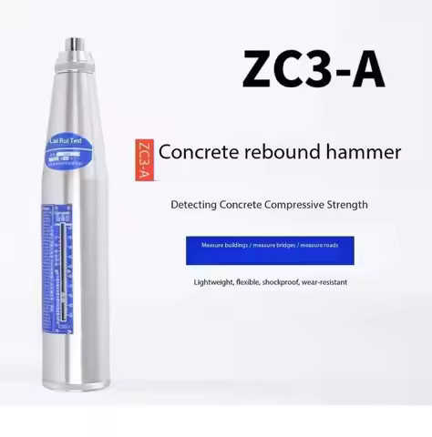 ZC3-A Portable Concrete Rebound Hammer Tester NDT Resiliometer Schmidt Hammer With English