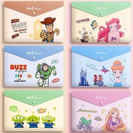 Cartoon Cartoon A4 File Bag Waterproof Snap Button File Bag Test Paper Storage Student Gift Prize Mu