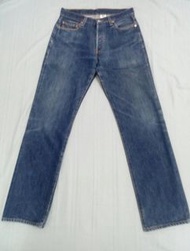 美國Levis 501(00501-0115)經典直筒藍牛仔褲W30/L32墨西哥製龍捲風褲管木村拓哉 藤原浩 阿美卡機