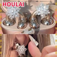 HOULAI Headphone Decoration Clip, Zircon Rotatable Headphone Diameter Buckle, Creative Gift DIY Easy