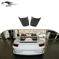 Dry Carbon Fiber 911 GT3 Rear Trunk Vents Cover for Porsche 911 991 MK2 GTS GT3 2017 - 2019