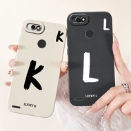 For Tecno Pop 2 2F B1c Casing Cute Lucky Letters Soft Silicone Matte TPU Shockproof Cover For Tecno 