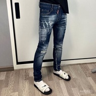 Denim Trousers Jeans Denim Trousers Men Ripped Jeans Slim Jeans NEW D2 Jeans Men's Trousers DSQ2 Des