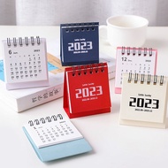 Creative Mini 2023 Calendar Portable Cute Desktop Small Desk Calendar Decoration Time Schedule