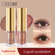 OUT OF OFFICE Liquid Eyeshadow ooo Matte Shiny Eyeshadow Eiffel Tower