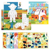 3D DIY Cartoon Sticker Puzzles