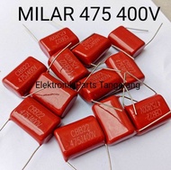 CAPACITOR MILAR 475J 400V 475 J 400V CAPACITOR MYLAR CBB 475J 400V KAPASITOR MILAR 475J 400V KAPASIT