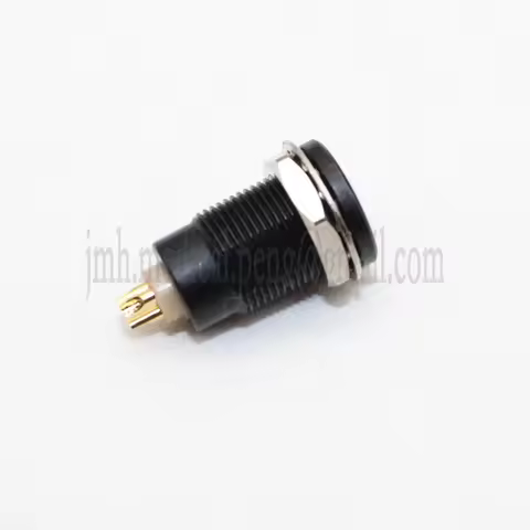 Black Fischer 102 M9 0F 2 3 4 5 7 9 Pin Push-pull Self-locking Floating Male Plug Lnternal Nuts Fixa