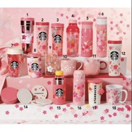 Starbucks Japan Glass Mugs Sakura