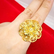 Cincin Bunga Kendari terbaru cantik Perhiasan Dubai Lapis Emas 24K Gold Fashion Xuping