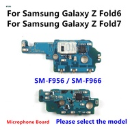 Microphone Mic Board Port Flex Cable Connector For Samsung Galaxy Z Fold7 Fold6 SM-F956 SM-F966B/DS 