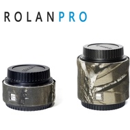 Original ROLANPRO Camera Lens Camouflage Rain Cover Raincoat For Canon DSLR Camera Barlow S Clothing Camera Barlow Protection Sleeve