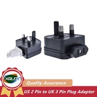 Travel Adapter Plug Converter US 2 Pin To UK BS 3 Pin with fuse China CN 2 Pin to UK 3 Pin Plug Adapter