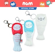 Nom Singapore Merlion Chou Chou Mini Keychain - Iconic Merlion, Mini Plush Keychain, Singapore Souve
