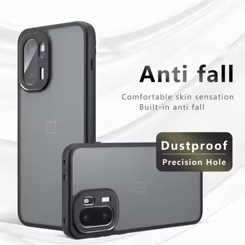 Translucent Phone Case For OnePlus Ace 6T Shockproof Anti-knock Matte Back Cover For OnePlus Ace 6T 
