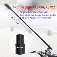 Bicycle riding invisible mount for Insta 360 X5/X4/X3/X2 panoramic camera extension mount accessorie