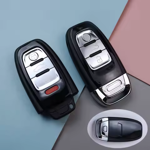 3 4 Buttons 1:1 Key Shell for Audi A4 A4L A5 Q5 S4 S5 A6 A6L A7 A8 SQ5 S7 RS S6 S8 Car Key Fob Case 