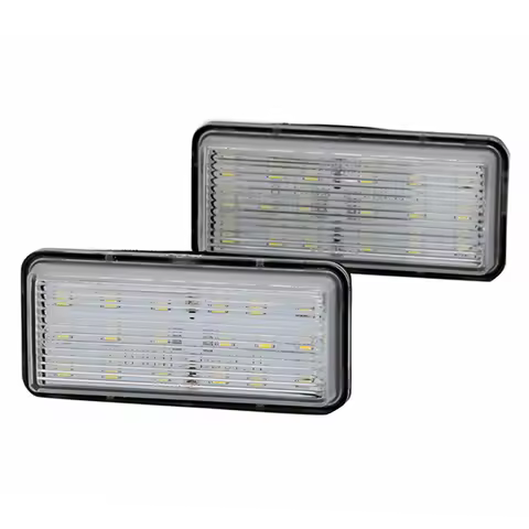 Car LED License Plate Number Light For Toyota Land Cruiser Reiz 4D/Mark X For Lexus LX470 LX570 GX47