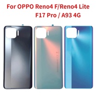 New Back Cover For Oppo Reno 4 F reno4 Lite Battery Cover For OPPO F17 Pro A93 4G Rear Door Housing 
