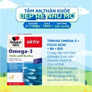 TPBVSK Doppelherz Omega-3 + Folic acid + B6 + B12 provides Omega-3 fatty acids and B vitamins