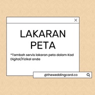 SERVIS LAKARAN PETA UNTUK KAD DIGITAL FIZIKAL | PELAN RUMAH | MAP DRAWING | LUKIS PETA KAHWIN AQIQAH