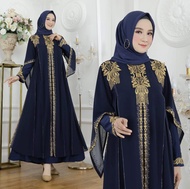 JAGAT RAYA FASHION-Gamis Abaya dubai mewah//gamis bordir mewah terbaru//Gamis Dress Muslim Wanita//G