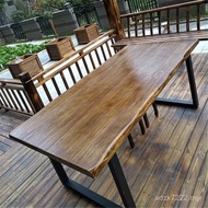 Solid Wood Long Strip Table Chair loft Negotiation Computer Desk Large Workbench Modern Table Simple