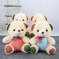 【促銷】抱抱熊毛絨玩具小熊小號彩色泰迪熊玩偶粉色可愛熊公仔抓機布娃娃
