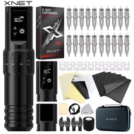 XNET T1 Wireless Tattoo Machine Kit Tattoo Pen Machine Japan Motor Adjustable Stroke 2.0-4.2 mm2400m